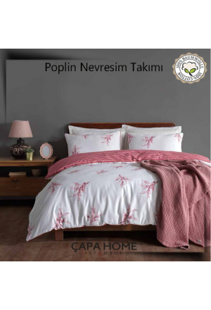Çapa Home Poplin Nevresim Takımı %100 pamuk